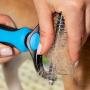 Dogeez Dematting Tool for Dogs | Gentle Grooming to Detangle Matted Fur and Stop Shedding | Dual Sided Undercoat Rake for Small, Medium and Long Hair Dog, Cat, and Other Pets | Undercoat Brush Comb