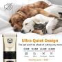 WIVIC Dog Clippers, Low Noise Dogs Grooming Clippers USB Rechargeable Pet Grooming Tool Professional Dog Hair Trimmer with Comb Guides Scissors Nail Kits for Dogs Cats & Other
