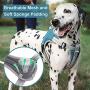 DUDU PE No Pull Dog Harness Reflective Adjustable Vest, Soft Mesh Padded Pet Vest for Walking Training Running, Suitable for Small Medium Large Dog [Easy to Put on & Take Off]