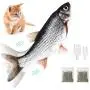 Cat Toy Moving Fish - Electric Flopping Kicker Fish Toy Realistic Simulation Wagging Fish Pet Toy Wiggle Fish Catnip Toys Motion Activated Kitty Toy for Kitten Puppy Funny Chew Bite Supplies Cat Toy Moving Fish - Electric Flopping Kicker Fish Toy Realistic Simulation Wagging Fish Pet Toy Wiggle Fish Catnip Toys Motion Activated Kitty Toy for Kitten Puppy Funny Chew Bite Supplies