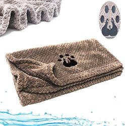 NLUJGYAV Dog Towel Super Absorbent Small Microfiber Fast Dry Plush Soft Shower Travel Pet Towels Suitable for Cats Puppies Abou3 Pounds and Chihuahua Dogs