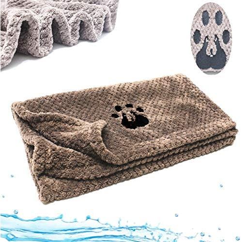 NLUJGYAV Dog Towel Super Absorbent Small Microfiber Fast Dry Plush Soft Shower Travel Pet Towels Suitable for Cats Puppies Abou3 Pounds and Chihuahua Dogs