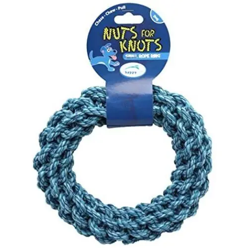 Nuts for Knots'' Rope Ring Dog Toy, Large Nuts for Knots'' Rope Ring Dog Toy, Large