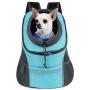 WOYYHO Pet Dog Carrier Backpack Puppy Dog Travel Carrier Front Pack Breathable Head-Out Backpack Carrier for Small Dogs Cats Rabbits