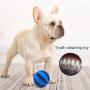 MTOM Best Bite-Resistant Dog Molar Ball, Dog Treat Toy Ball, Used for IQ Training of Big and Small Dogs, Dog Tooth Cleaning, Playing, Chewing, Interaction (Blue)