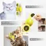 WWYM Spin Windmill Cat Toy, Multifunctional Funny Scratching Cat Hair Brush, Pet Molar Stick- Clean Tooth Brush,Yellow WWYM Spin Windmill Cat Toy, Multifunctional Funny Scratching Cat Hair Brush, Pet Molar Stick- Clean Tooth Brush,Yellow