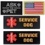 Service Dog in Training Patch for Vest Hook&Loop Embroidered Patches Removable Tag for Tactical Dog K9 Harness Backpack (Style C) Service Dog in Training Patch for Vest Hook&Loop Embroidered Patches Removable Tag for Tactical Dog K9 Harness Backpack (Style C)