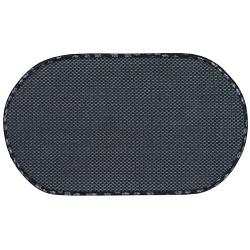 Envision Home 443301 Microfiber Pet Bowl Mat, 12.5 Inch x 21.5 Inch, Black