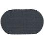 Envision Home 443301 Microfiber Pet Bowl Mat, 12.5 Inch x 21.5 Inch, Black