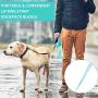 HALOFMEE Portable Puppy Water Dispenser with Drining Bowl Dog Travel Water Bottle with Poop Bags Doggie Water Bottle Dispenser with Scooper Shovel for Dogs On The Go (500ML)