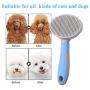 9ABOY Dog Brush and Cat Brush, Pets Grooming Brush for Dog and Cat with Short or Long Hair Removes Undercoat Shedding Mats and Tangled Hair Ideal for Dander Dirt Massages Particle Pet Grooming Comb