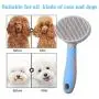 9ABOY Dog Brush and Cat Brush, Pets Grooming Brush for Dog and Cat with Short or Long Hair Removes Undercoat Shedding Mats and Tangled Hair Ideal for Dander Dirt Massages Particle Pet Grooming Comb 9ABOY Dog Brush and Cat Brush, Pets Grooming Brush for Dog and Cat with Short or Long Hair Removes Undercoat Shedding Mats and Tangled Hair Ideal for Dander Dirt Massages Particle Pet Grooming Comb