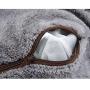 CAT Bed - Cat Sleeping Bag with a Non-Slip Bottom, Comfortable, Warm and Machine Washable, Suitable for Small and Medium Pets,brownM：60x60x42cm