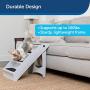 PetSafe CozyUp Folding Pet Steps, Foldable Steps for Dogs and Cats, Best for Small to Large Pets