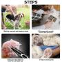 Life Diaries Dog Clippers, Cordless Cat and Small Dogs Clipper, Low Noise Electric Pet Trimmer, Dog Grooming Clippers for Trimming The Hair Around Paws, Eyes, Ears, Face, Rump