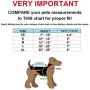 FunnyDogClothes Pack of 3 Male Dog Diapers Waterproof Leak Proof Belly Band Wrap Washable for Small, Medium and Large Pets (S: Waist 10'' - 12'')