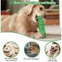 Girzey Dog Chew Toys for Aggressive Chewers Large Breed,Squeaky Dog Toy,Indestructible Medium/Large Dog Toys. Toothbrush Teeth Cleaning,Natural Rubber,(Green)