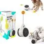 Anosiar Interactive cat Toys, 180 Degree Self Rotating Ball Car Toy with Catnip, Cat Wand Chaser Trainning Toys for Kitten/Cats Toys, Stimulate Attractive Hunting Instinct for Your Kitty Anosiar Interactive cat Toys, 180 Degree Self Rotating Ball Car Toy with Catnip, Cat Wand Chaser Trainning Toys for Kitten/Cats Toys, Stimulate Attractive Hunting Instinct for Your Kitty