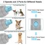 Koneseve Dog Nail Grinder LED Upgraded 2-Speed Powerful Pet Nail Trimmer Electric Rechargeable Dog Nail File Low Noise Painless Paws Grooming & Grinding Trimming for Large Medium Small Dogs & Cats