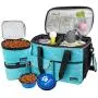 PetAmi Dog Travel Bag | Airline Approved Tote Organizer with Multi-Function Pockets, Food Container Bag and Collapsible Bowl | Perfect Weekend Pet Travel Set for Dog, Cat