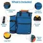 Comfortable Pet Travel Bag Dogs, Cats, and Many Others - Large - Washable - Foldable and Water Resistant Bag for Travel and Outdoors - Includes 3 Silicone Bowls for Food and Water Comfortable Pet Travel Bag Dogs, Cats, and Many Others - Large - Washable - Foldable and Water Resistant Bag for Travel and Outdoors - Includes 3 Silicone Bowls for Food and Water