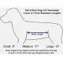 ANIMAL SUSPENSION TECHNOLOGY GET-A-Grip Dog Harness - Small - Black Lift Harness for Dogs - Support for Injured OR WEAK Dogs - Rehab Harness