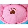 MJEMS Dog Cosy Bed Pets Cat Ear Shape Cartoon Bed, Washable，Winter Warm House,Universal Pet House for Dog，Cat（Grey）