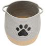 Brabtod Cotton Dog Toy Basket Storage, Puppy Toy Basket, Puppy Bins, Laundry Basket Blanket Storage bin for organizing pet Toys
