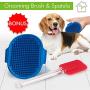 Dog Lick Mat for Anxiety - Red & Blue Dog Licking Mat - Dog Peanut Butter Lick Pad - Dog Bathing Puppy Lick Mat, Dog Licking Pad for Grooming - Easy Dog Lick Pad - Dog Licking Toy & Dog Licking Bowl