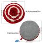 Pidsen Pet Snuffle Mat Dog Cat Slow Feeding Mat, Durable Interactive Puzzle Dog Toys, Washable Pet Feeding Nosework Treats Mat for Foraging Skills and Stress Release