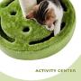 Made4Pets Cat Tree, Three-in-one Cat Scratching Post, Sunflower Shape Cat Lounge Bed with Cat Funny Balls for Small to Adult Cats