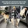 HEYWEAN Dog Lift Harness with Handle Support Injured Back Legs Adjustable Pet Recovery Assistive Strap