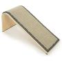 SmartyKat, Sisal Angle Ramp, Cat Scratcher, Interactive Cat Toy, Durable Wooden Structure with Natural Sisal Surface