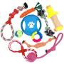 Alfie Pet - Kellan 10-Piece Set Frisbee and Rope Bundle Dog Toy