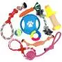 Alfie Pet - Kellan 10-Piece Set Frisbee and Rope Bundle Dog Toy Alfie Pet - Kellan 10-Piece Set Frisbee and Rope Bundle Dog Toy