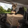 PetSafe Happy Ride Jumbo Booster Seat for Dogs - Elevated Pet Bed for Cars, Trucks and SUVs - Supports Pets up to 30 lb - Multiple Styles, Includes Tether
