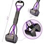 Yeuca Pooper Scooper for Large & Medium, Small Dogs, Foldable Long Handle, Sturdy and Durable Great for Gravel, Grass, Concrete & Yard Spade, Easy to use Clean & Portable High Strength Material