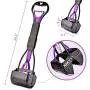 Yeuca Pooper Scooper for Large & Medium, Small Dogs, Foldable Long Handle, Sturdy and Durable Great for Gravel, Grass, Concrete & Yard Spade, Easy to use Clean & Portable High Strength Material