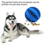 MTOM Best Bite-Resistant Dog Molar Ball, Dog Treat Toy Ball, Used for IQ Training of Big and Small Dogs, Dog Tooth Cleaning, Playing, Chewing, Interaction (Blue)