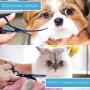 EVEN Professional Dog Grooming Scissors Set for Cats and Dogs-9CR Coated Steel, Safety Kit- Straight and Thinning Shears, Curved Up Shears , Metal Pet Comb, Scissor Sharpener and Case-Pet Fur Care