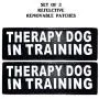 Therapy Dog in Training Nylon Dog Vest Harness. Purchase Comes with 2 Reflective Therapy Dog in Training Removable Patches. Please Measure Your Dog Before Ordering Therapy Dog in Training Nylon Dog Vest Harness. Purchase Comes with 2 Reflective Therapy Dog in Training Removable Patches. Please Measure Your Dog Before Ordering