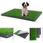BringerPet Indoor Puppy Dog PET Potty Training Pee PAD MAT Tray Grass House Toilet W/Tray