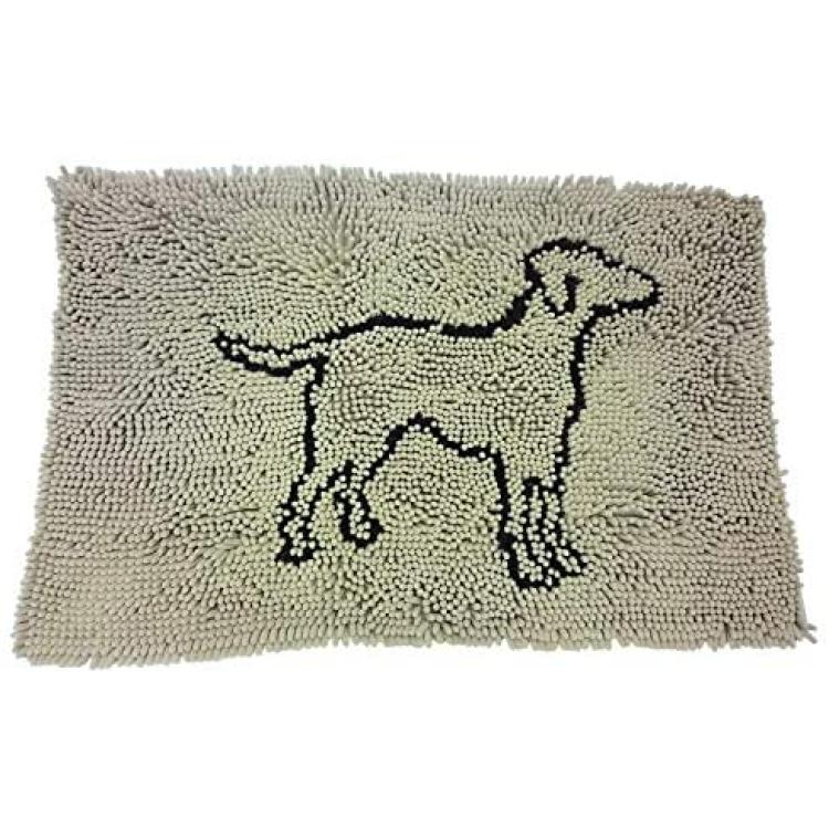 Absorbent Dog Rug, Door Mat for Dog & Cat, Microfiber Chenille Dog Mat for  Paws