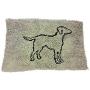 SPOT Clean Paws - Chenille Microfiber Dog Door Mat - 35X24 Inches/Attractive, Durable, Super Absorbent, Washable. by Ethical Pets, Tan (50010)