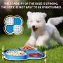 Wekin Slow Feeder Dog Bowl & Dog Lick Mat Perfect for Dog Food, Healthy Dog Treats, Anti-Gulping & Anti-Slip Pet Slow Feeder, Helps Prevents Obesity Improves Digestion