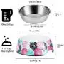 Flexzion Stainless Steel Dog Bowl Cat Dish - Anti-Slip Slip Resistant Rubber Base Pet Feeder, Dishwasher Safe & Rust Resistant with Removable Food Water Holder 24 Fl Oz Flexzion Stainless Steel Dog Bowl Cat Dish - Anti-Slip Slip Resistant Rubber Base Pet Feeder, Dishwasher Safe & Rust Resistant with Removable Food Water Holder 24 Fl Oz