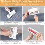 ORDORA Pet Hair Remover for Furniture/Bed, Reusable Dog Hair Remover Roller for Dog & Cat, Self-Cleaning, No Adhesive or Sticky Tape Needed, Perfect Fur Remover for Couch, Car, Carpet