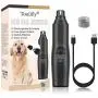 TOULIFLY Dog Nail Grinder, Pet Nail Grinder, Electric Pet Nail Grinder Gentle, Adjustable Power 2 Speed Quiet USB Rechargeable Professional Pet Nail Trimmer Paws Grooming & Smoothing Claw Care TOULIFLY Dog Nail Grinder, Pet Nail Grinder, Electric Pet Nail Grinder Gentle, Adjustable Power 2 Speed Quiet USB Rechargeable Professional Pet Nail Trimmer Paws Grooming & Smoothing Claw Care
