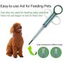 Whasin Pet Medicine Syringe, Professional Pet Pill Popper for Dogs and Cats, Reusable Pet Pill Gun with 2 Soft Silicone Tips, Medical Feeding Dispenser for Young and Small Animals