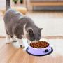 Legendog Cat Bowl Pet Bowl Stainless Steel Cat Food Water Bowl with Non-Slip Rubber Base Small Pet Bowl Cat Feeding Bowls Set of 3
